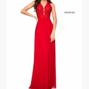 Sherri Hill Red prom dress